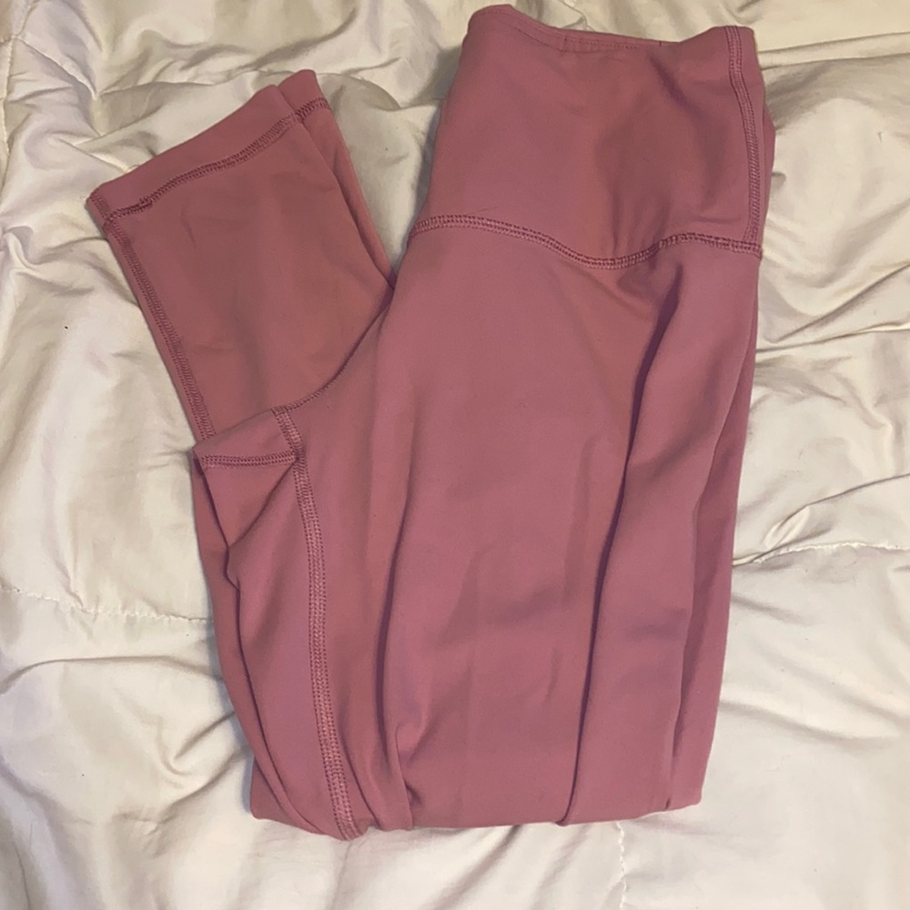pink leggings size small